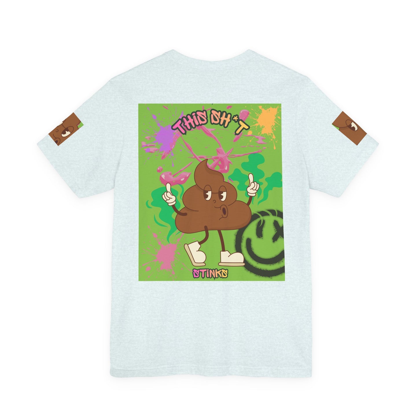 This Sh*t Stinks Graphic Tee — Funny Poop Cartoon T-Shirt