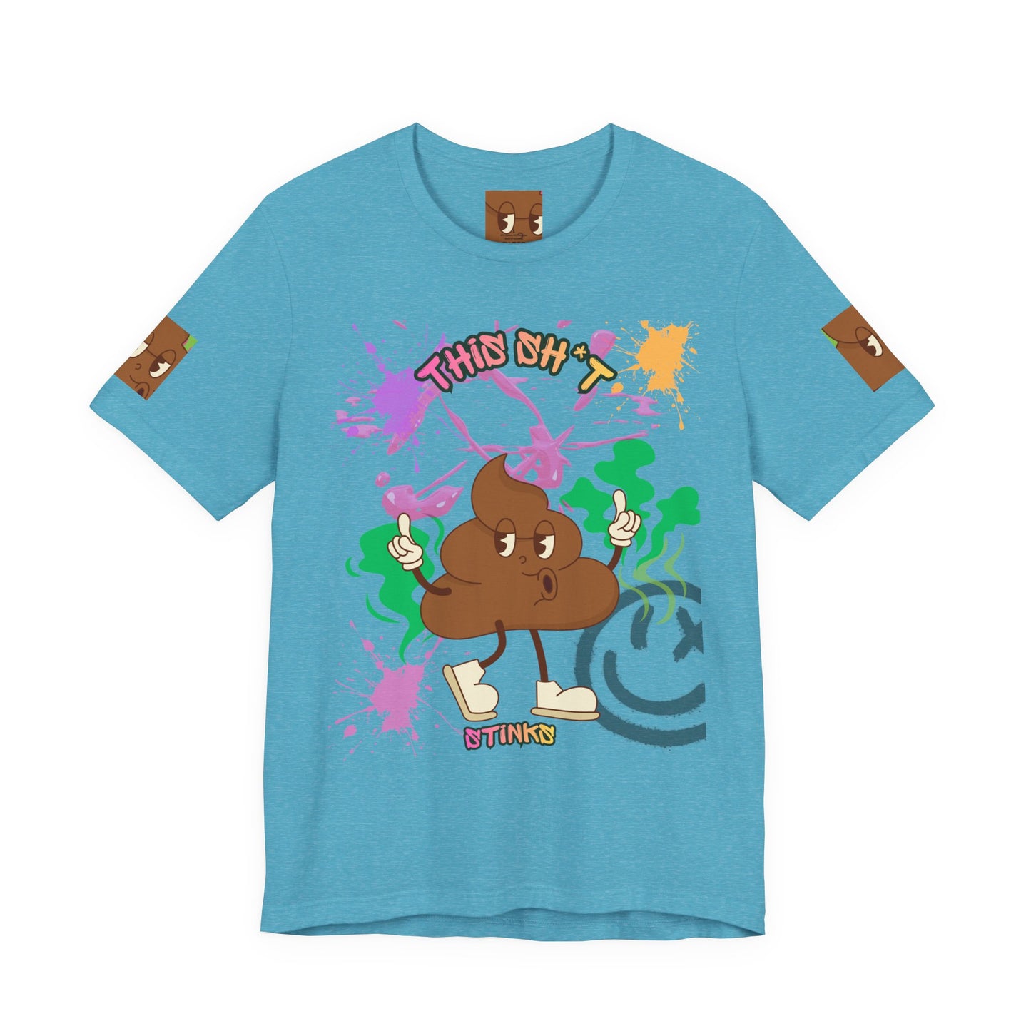 This Sh*t Stinks Graphic Tee — Funny Poop Cartoon T-Shirt