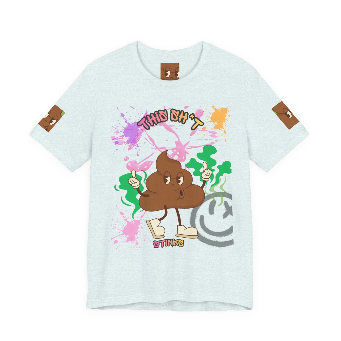 This Sh*t Stinks Graphic Tee — Funny Poop Cartoon T-Shirt