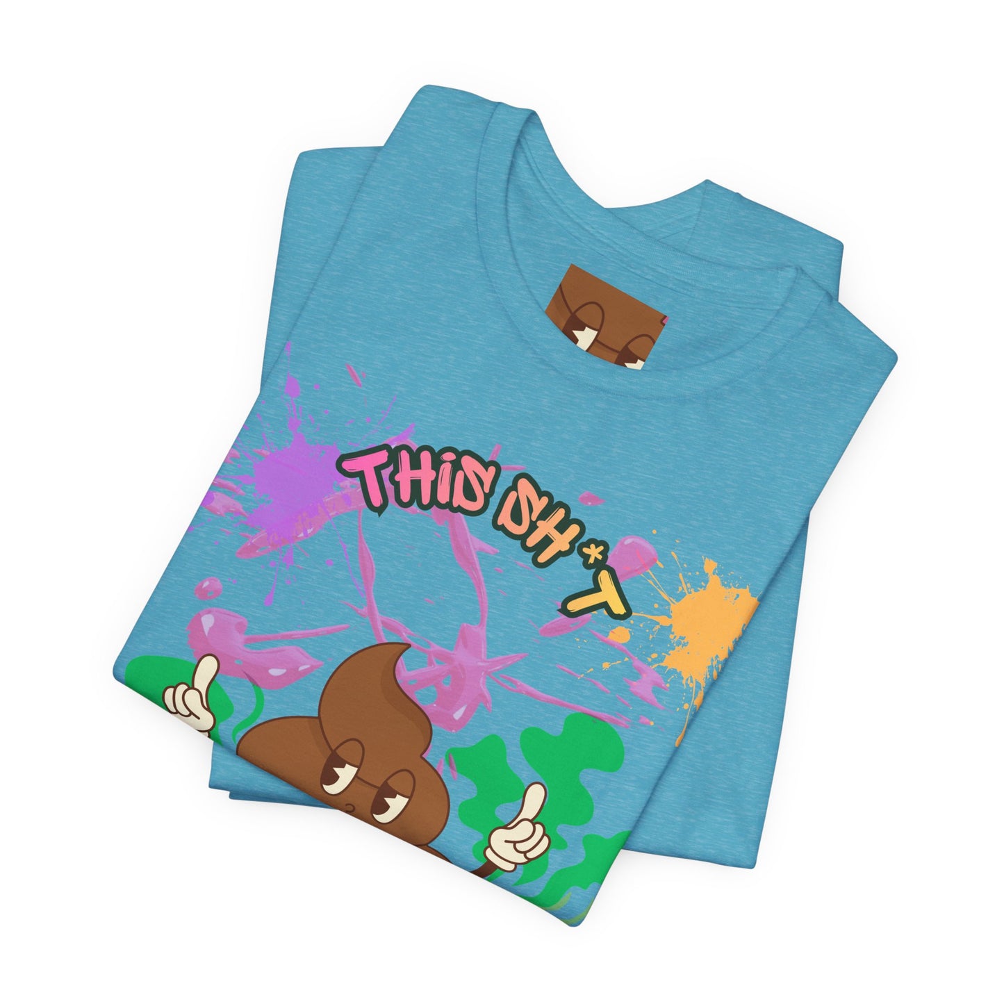 This Sh*t Stinks Graphic Tee — Funny Poop Cartoon T-Shirt