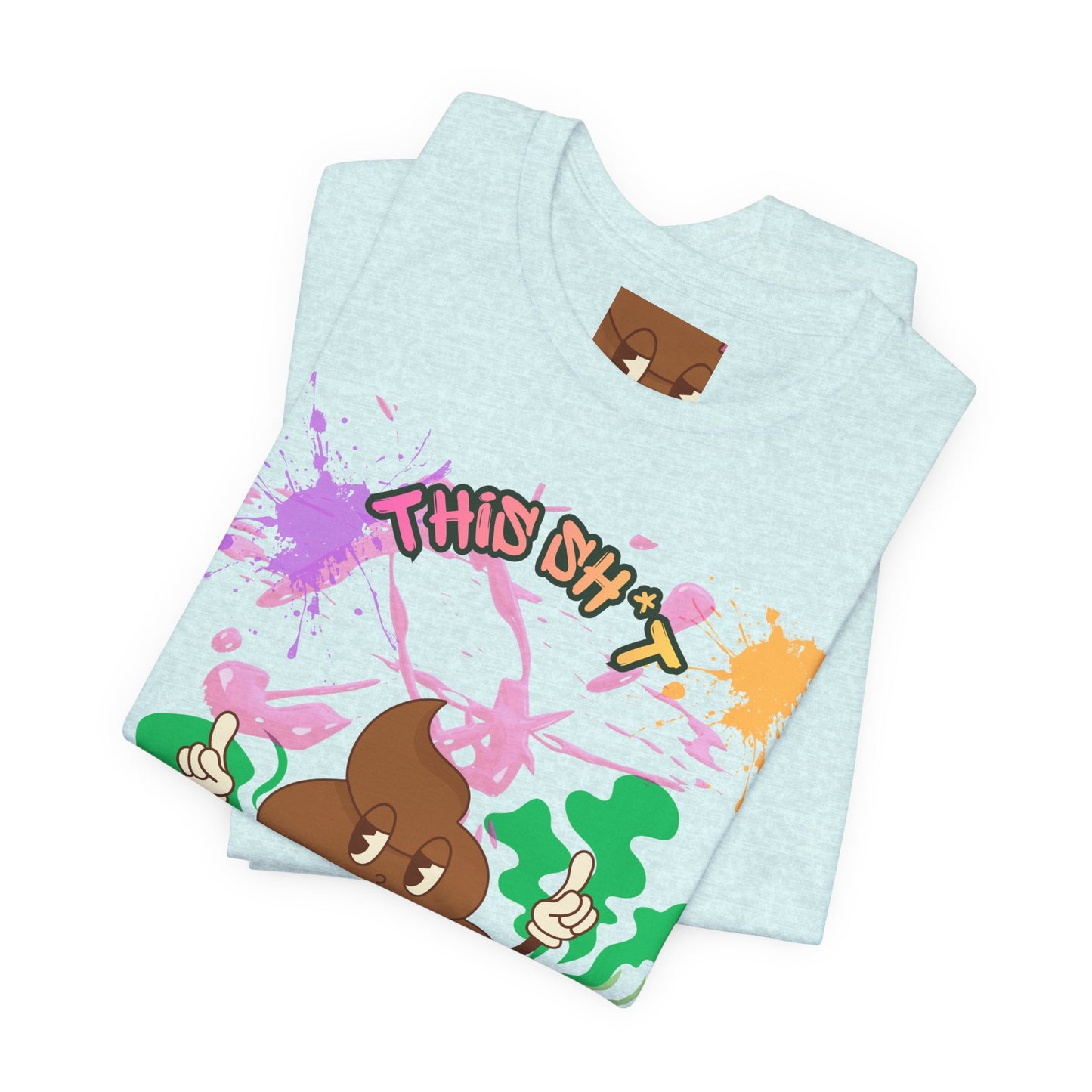 This Sh*t Stinks Graphic Tee — Funny Poop Cartoon T-Shirt