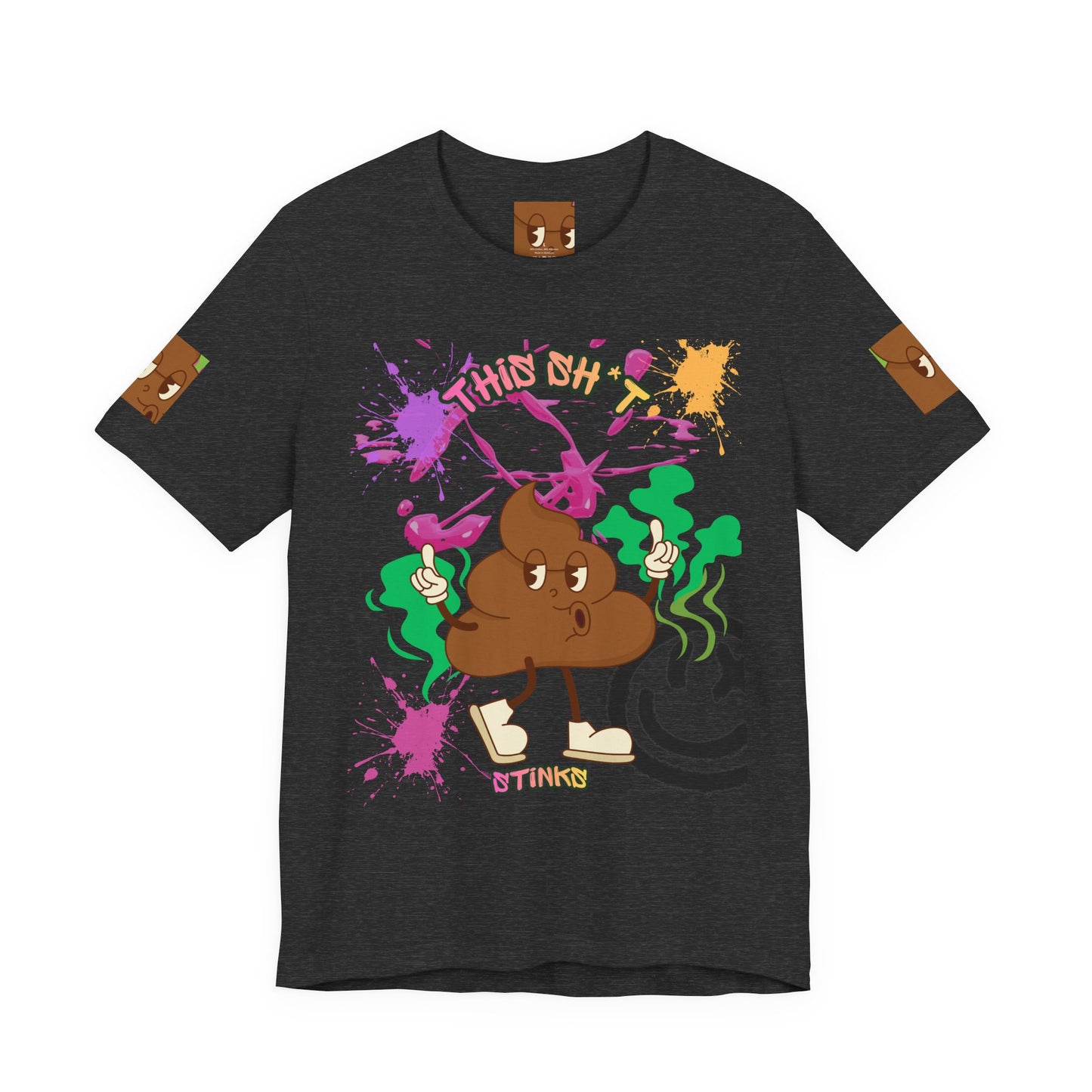 This Sh*t Stinks Graphic Tee — Funny Poop Cartoon T-Shirt