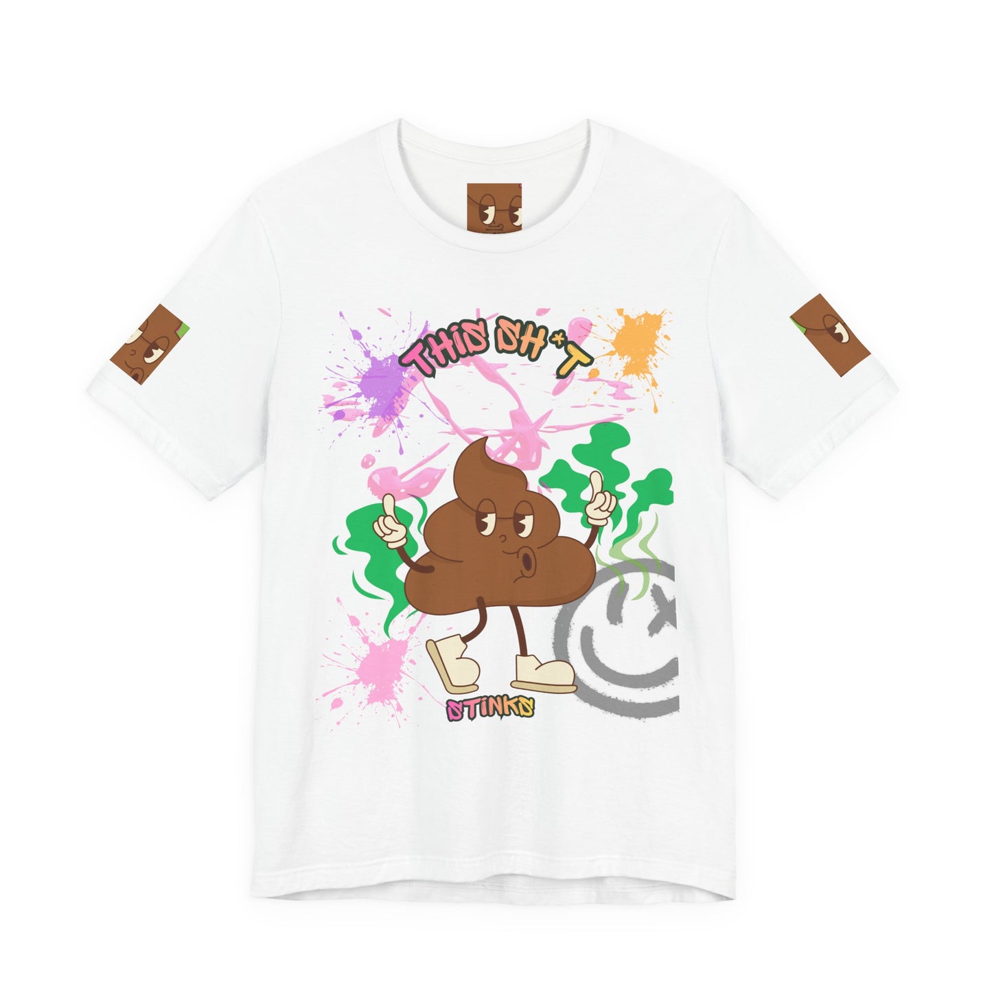 This Sh*t Stinks Graphic Tee — Funny Poop Cartoon T-Shirt