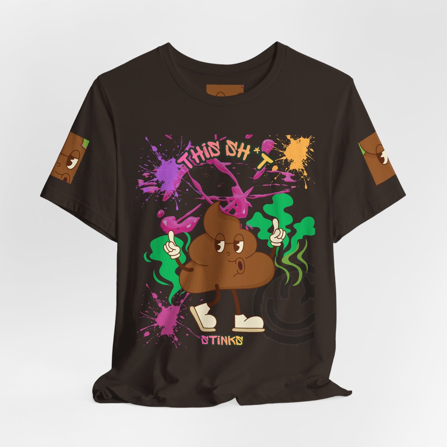 This Sh*t Stinks Graphic Tee — Funny Poop Cartoon T-Shirt