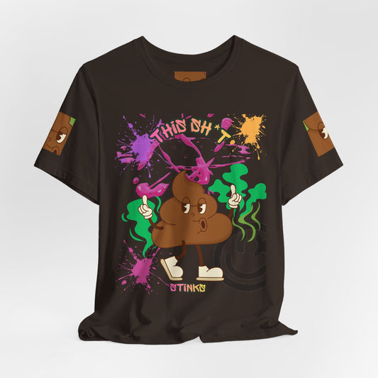 This Sh*t Stinks Graphic Tee — Funny Poop Cartoon T-Shirt