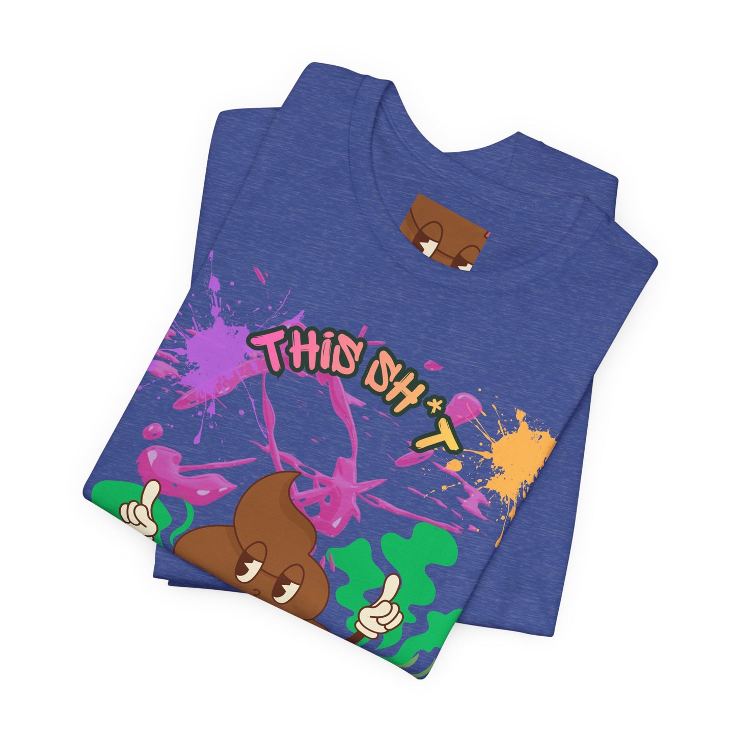 This Sh*t Stinks Graphic Tee — Funny Poop Cartoon T-Shirt