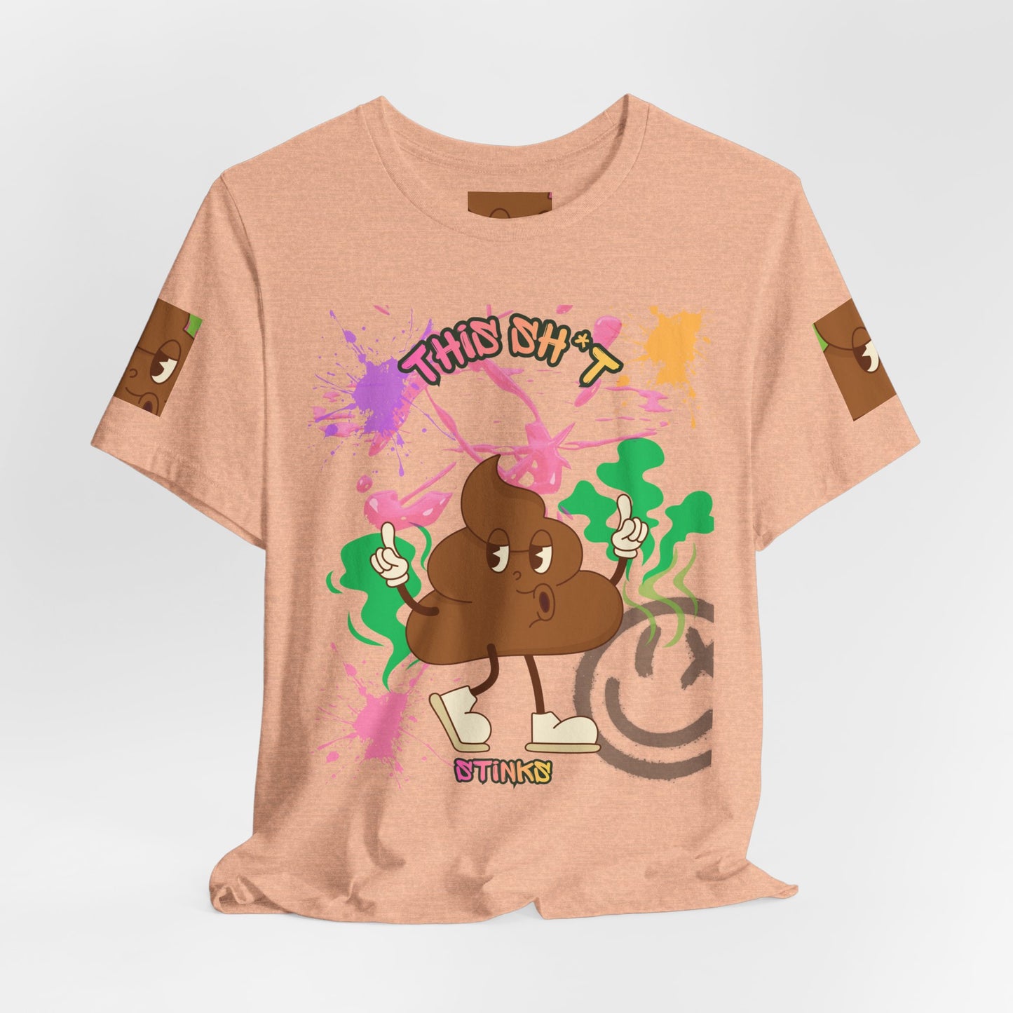 This Sh*t Stinks Graphic Tee — Funny Poop Cartoon T-Shirt