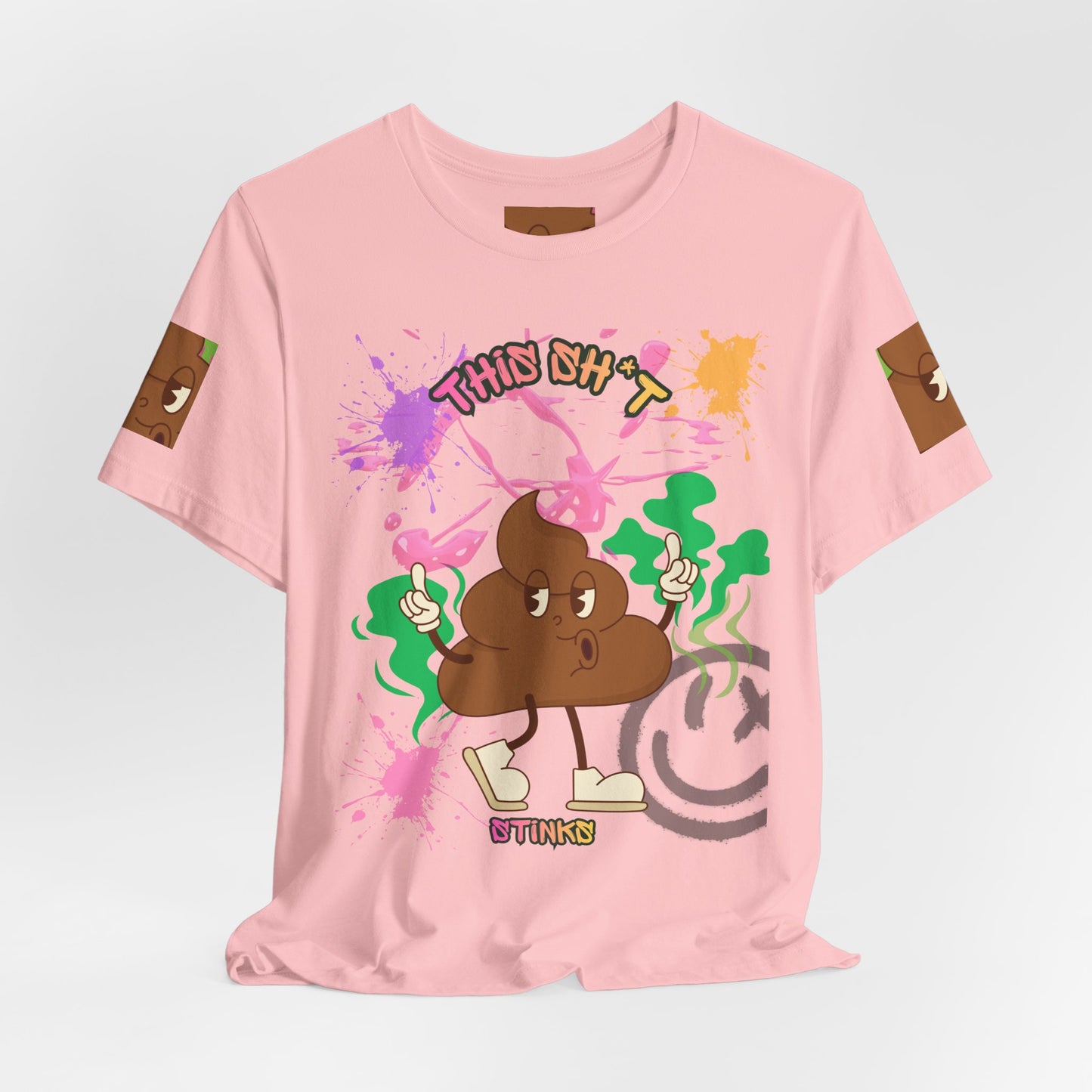 This Sh*t Stinks Graphic Tee — Funny Poop Cartoon T-Shirt