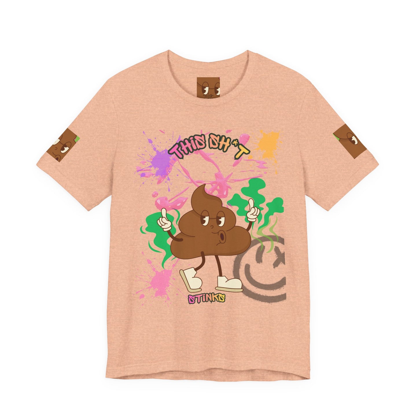 This Sh*t Stinks Graphic Tee — Funny Poop Cartoon T-Shirt