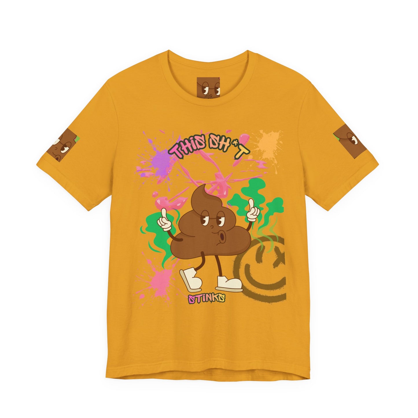 This Sh*t Stinks Graphic Tee — Funny Poop Cartoon T-Shirt