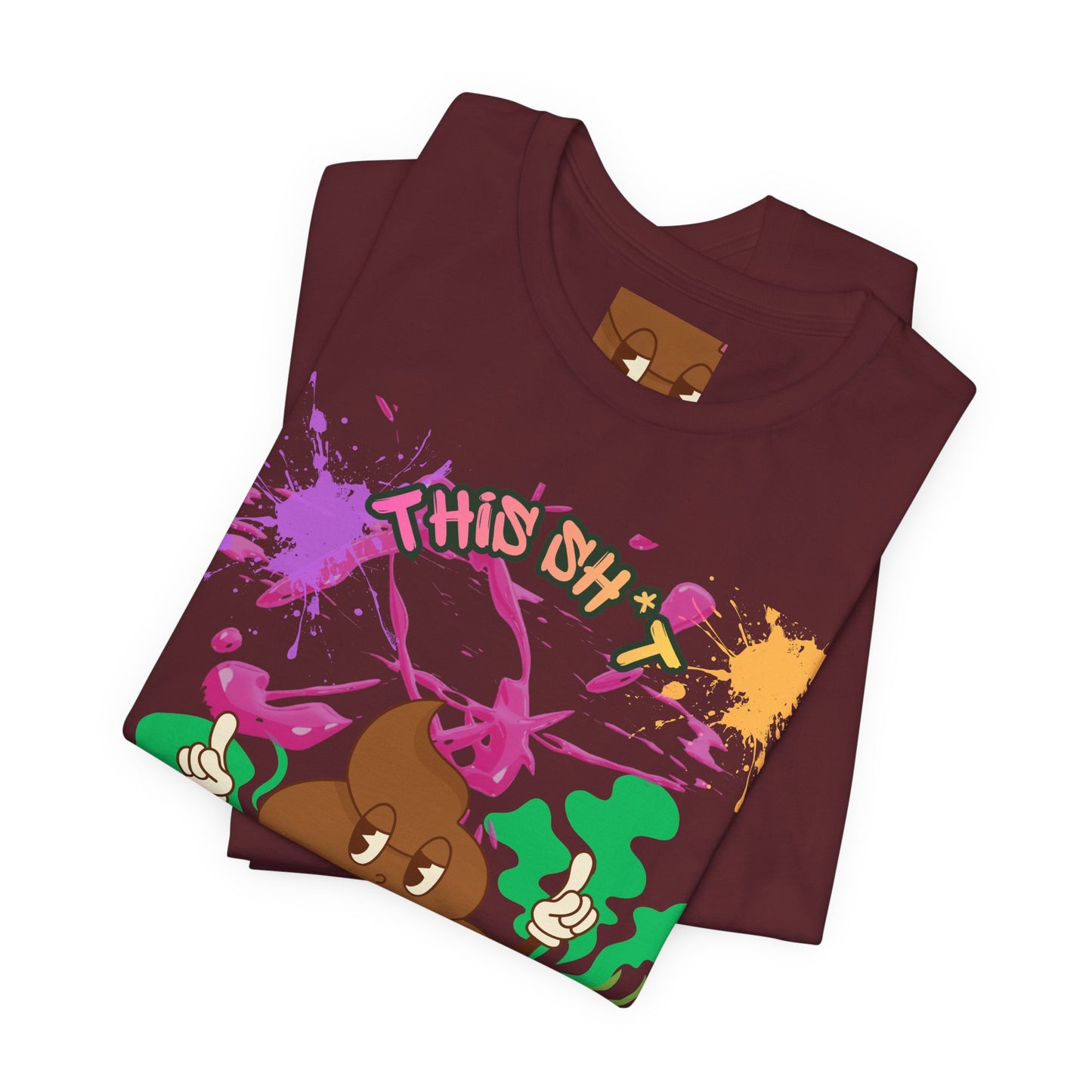 This Sh*t Stinks Graphic Tee — Funny Poop Cartoon T-Shirt