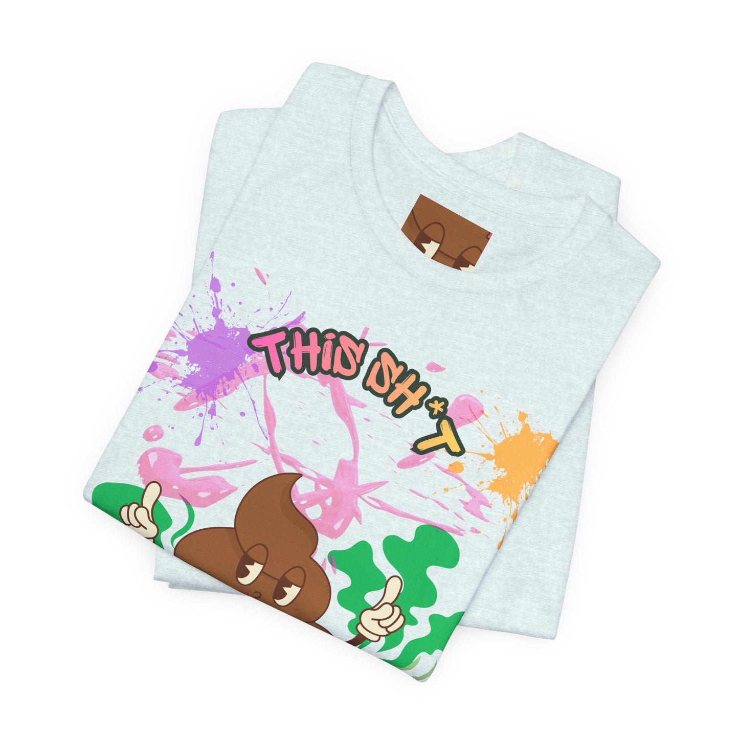 This Sh*t Stinks Graphic Tee — Funny Poop Cartoon T-Shirt