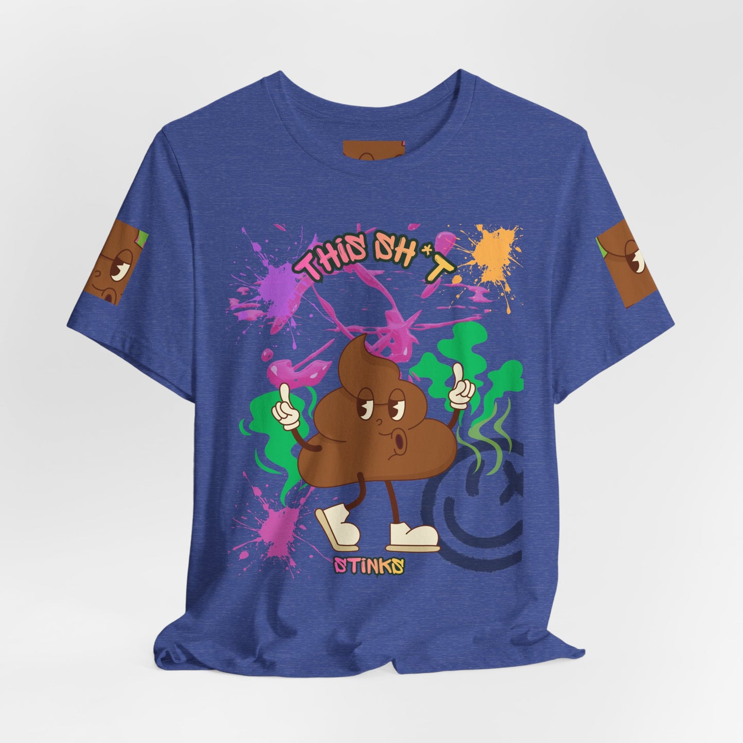 This Sh*t Stinks Graphic Tee — Funny Poop Cartoon T-Shirt