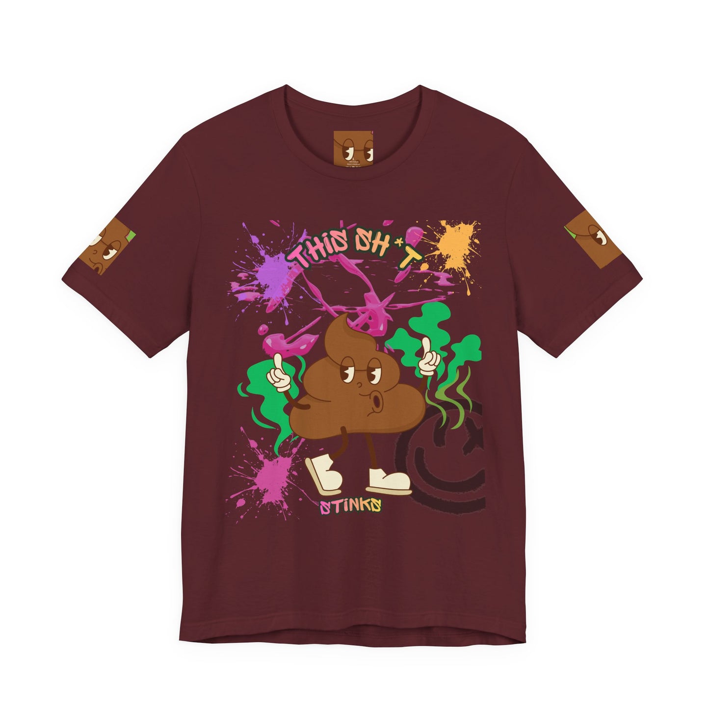 This Sh*t Stinks Graphic Tee — Funny Poop Cartoon T-Shirt