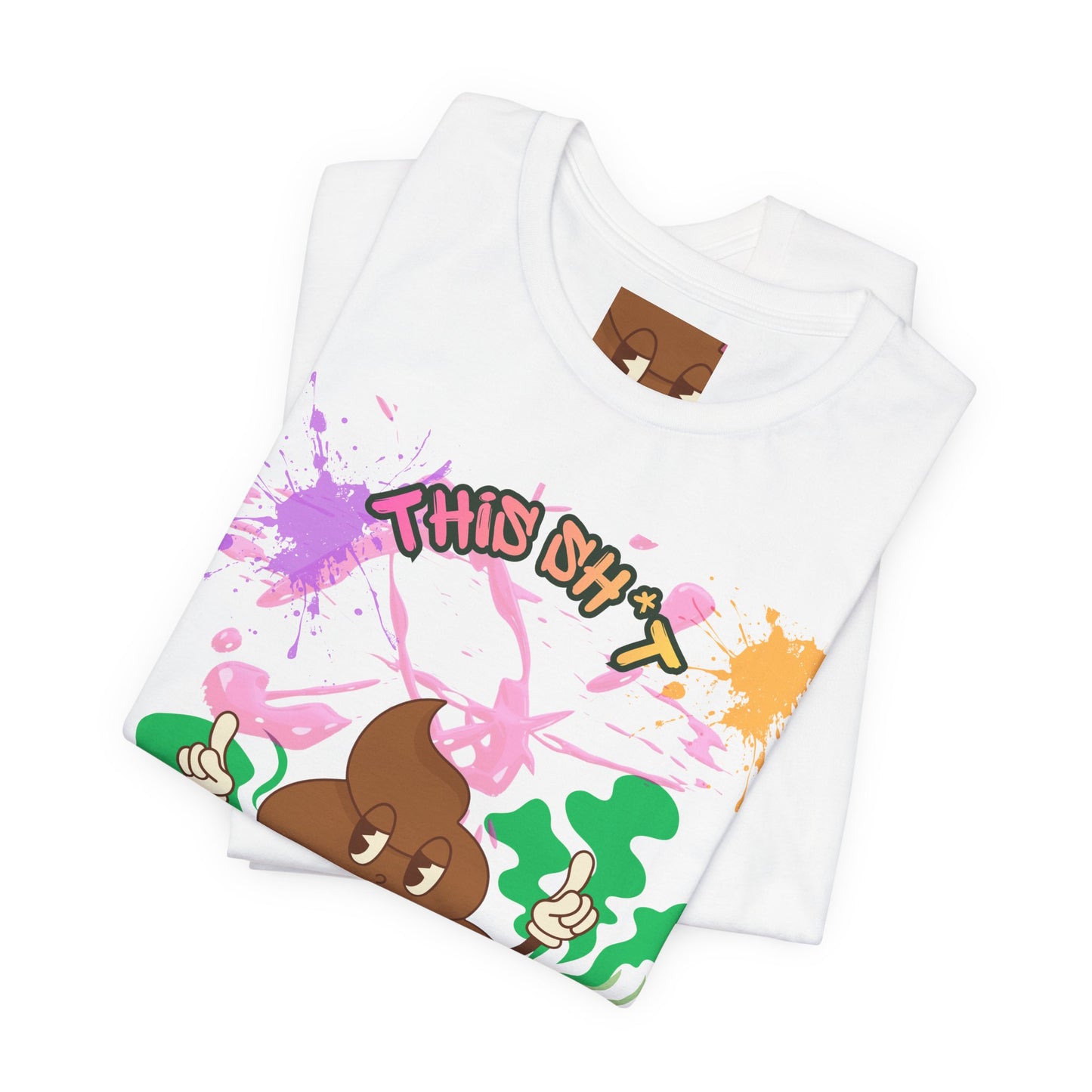 This Sh*t Stinks Graphic Tee — Funny Poop Cartoon T-Shirt