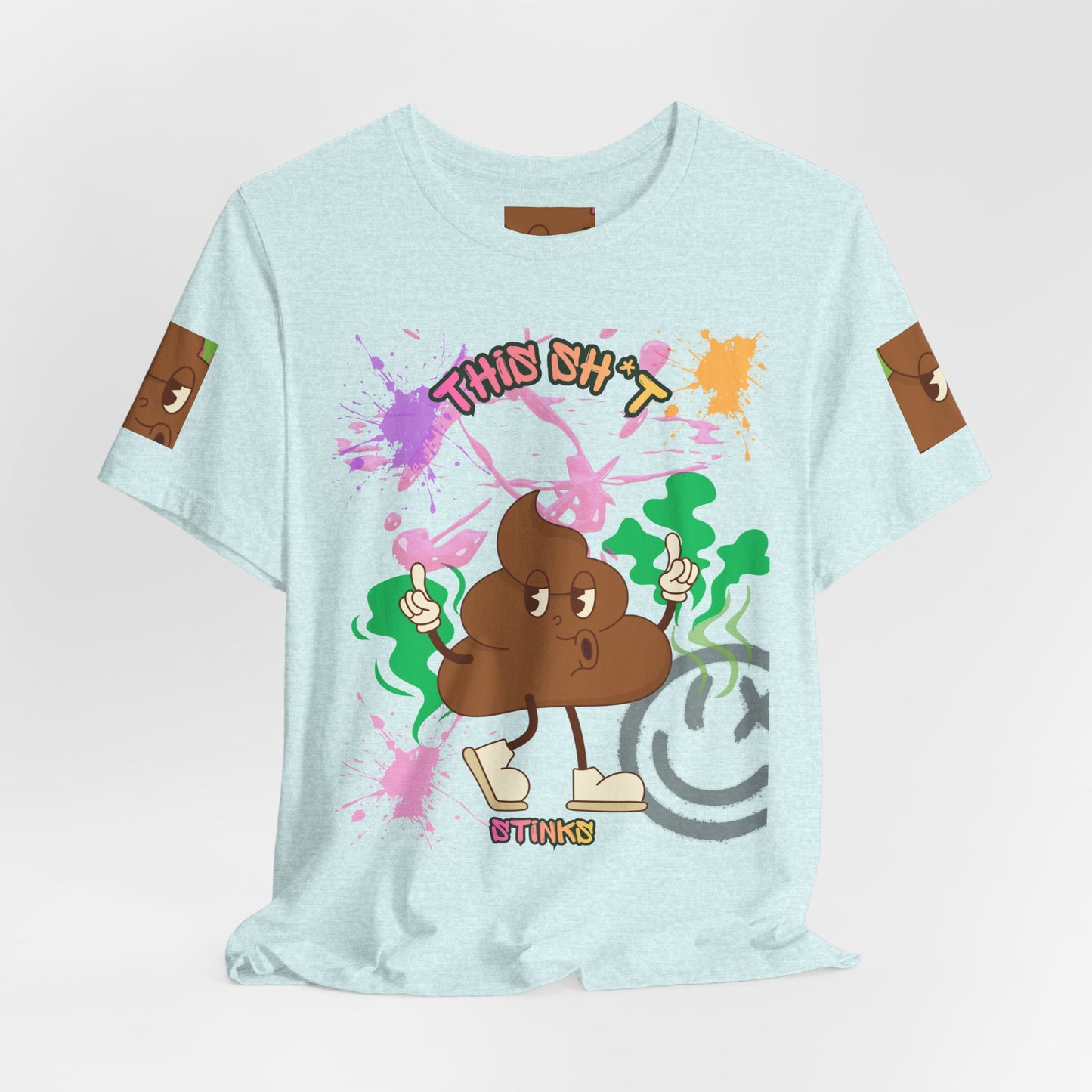 This Sh*t Stinks Graphic Tee — Funny Poop Cartoon T-Shirt