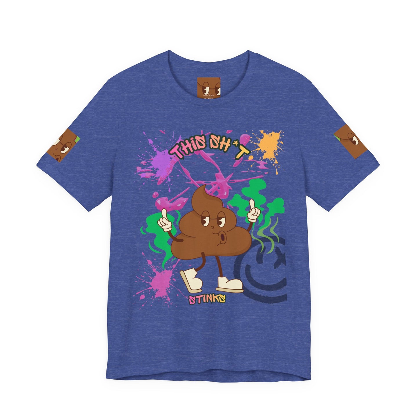 This Sh*t Stinks Graphic Tee — Funny Poop Cartoon T-Shirt