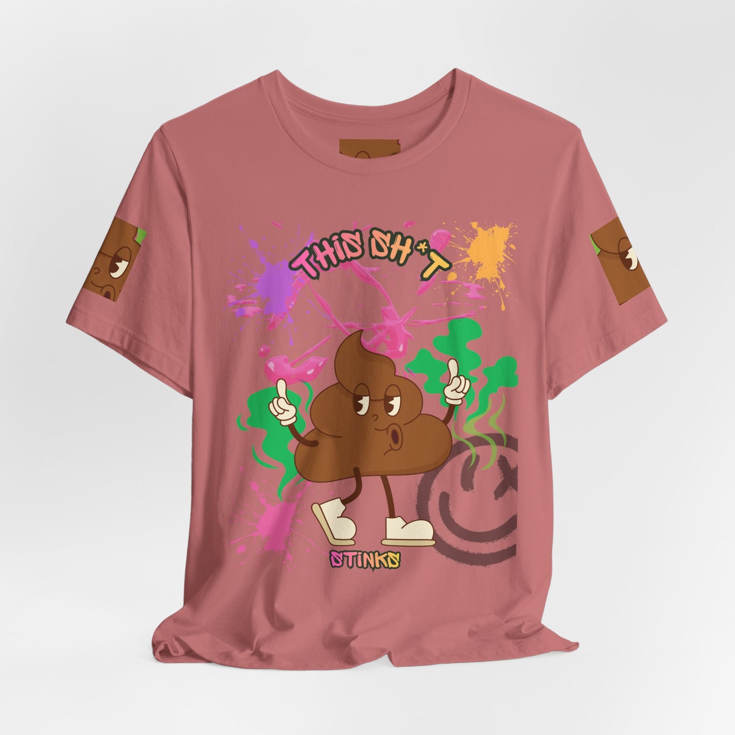 This Sh*t Stinks Graphic Tee — Funny Poop Cartoon T-Shirt