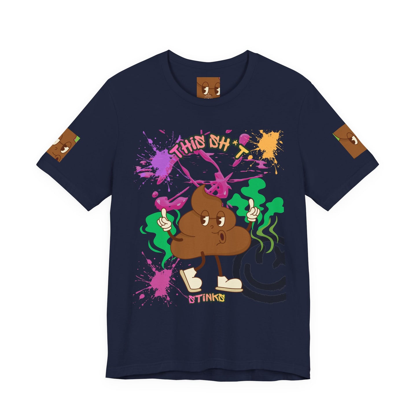 This Sh*t Stinks Graphic Tee — Funny Poop Cartoon T-Shirt
