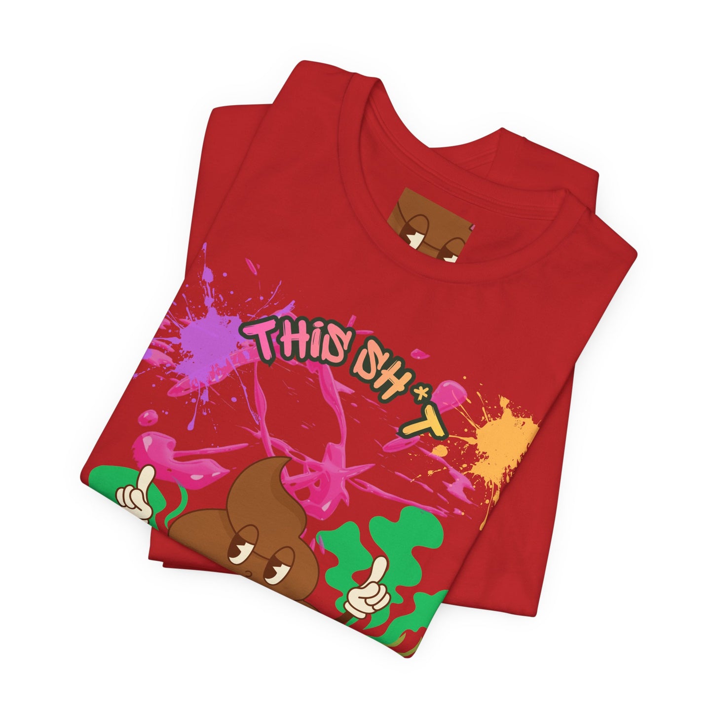 This Sh*t Stinks Graphic Tee — Funny Poop Cartoon T-Shirt
