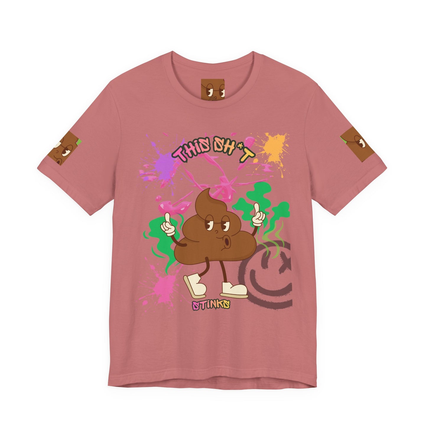 This Sh*t Stinks Graphic Tee — Funny Poop Cartoon T-Shirt