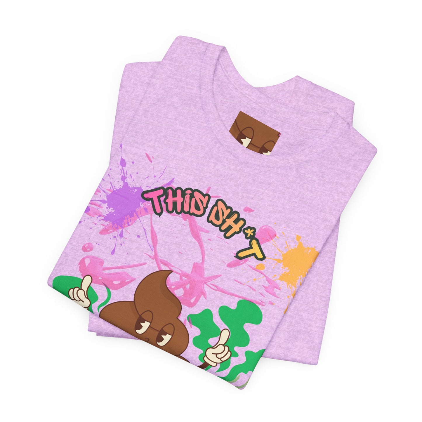This Sh*t Stinks Graphic Tee — Funny Poop Cartoon T-Shirt