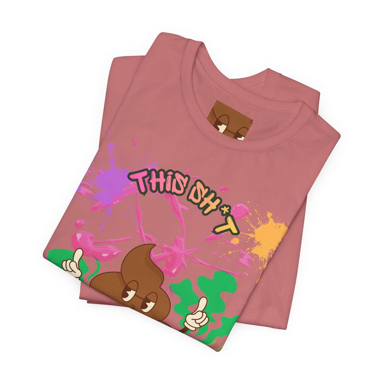 This Sh*t Stinks Graphic Tee — Funny Poop Cartoon T-Shirt