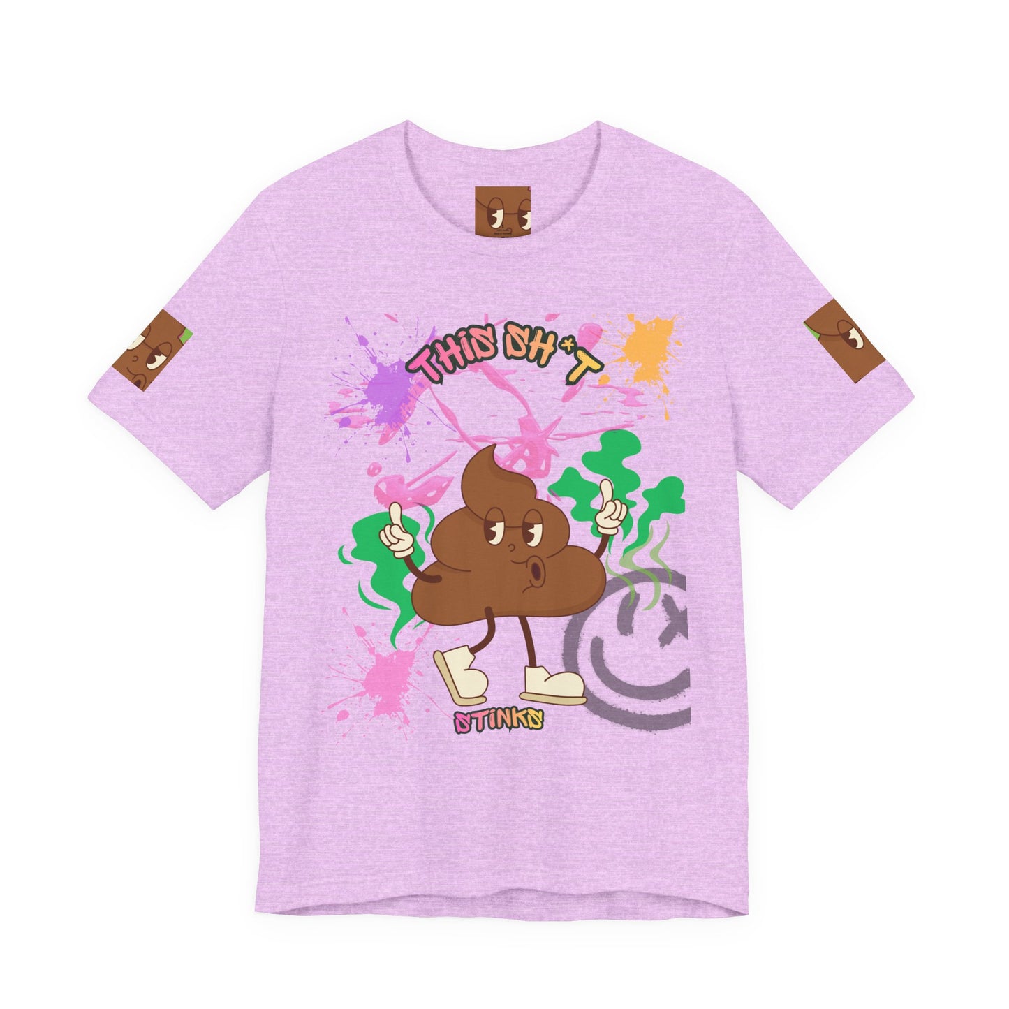 This Sh*t Stinks Graphic Tee — Funny Poop Cartoon T-Shirt