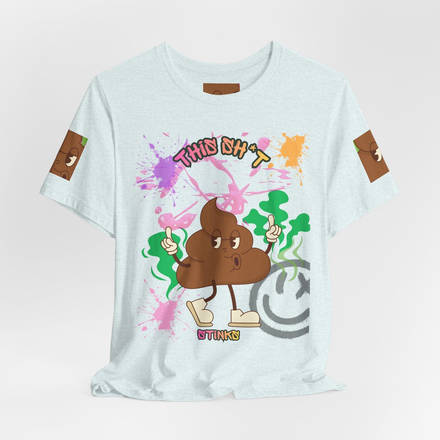 This Sh*t Stinks Graphic Tee — Funny Poop Cartoon T-Shirt