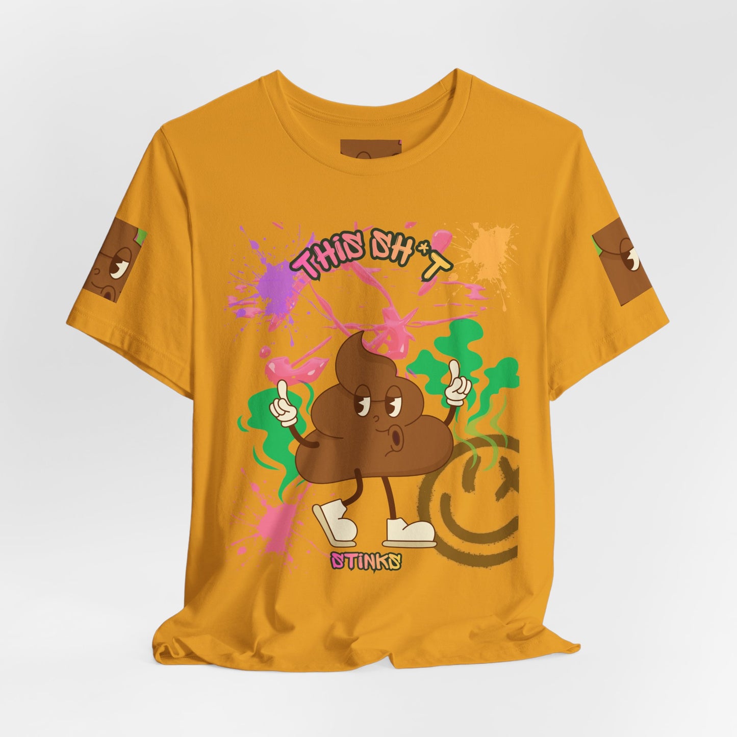 This Sh*t Stinks Graphic Tee — Funny Poop Cartoon T-Shirt