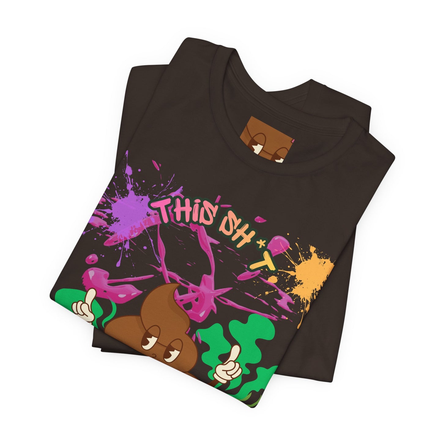 This Sh*t Stinks Graphic Tee — Funny Poop Cartoon T-Shirt