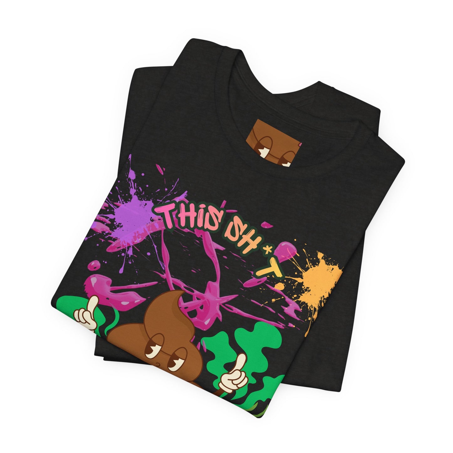 This Sh*t Stinks Graphic Tee — Funny Poop Cartoon T-Shirt