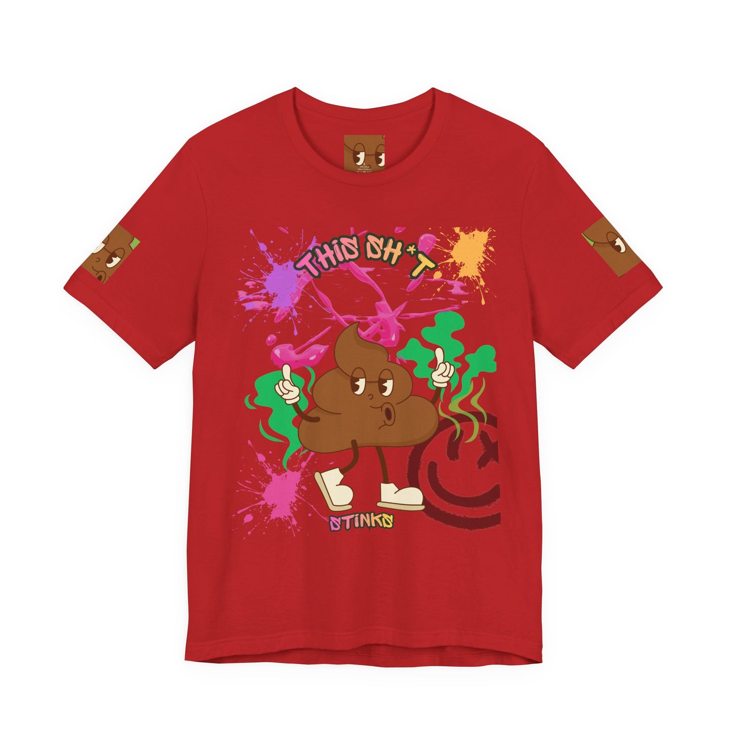 This Sh*t Stinks Graphic Tee — Funny Poop Cartoon T-Shirt