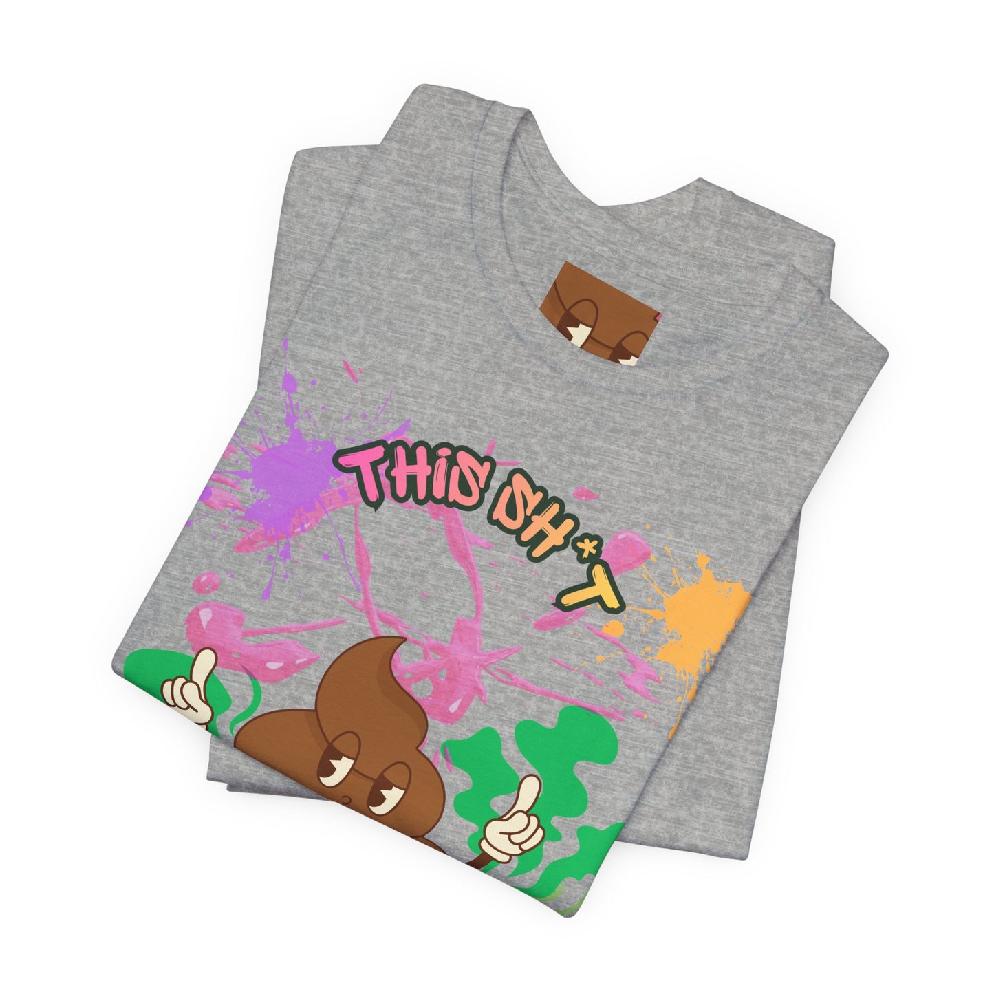 This Sh*t Stinks Graphic Tee — Funny Poop Cartoon T-Shirt