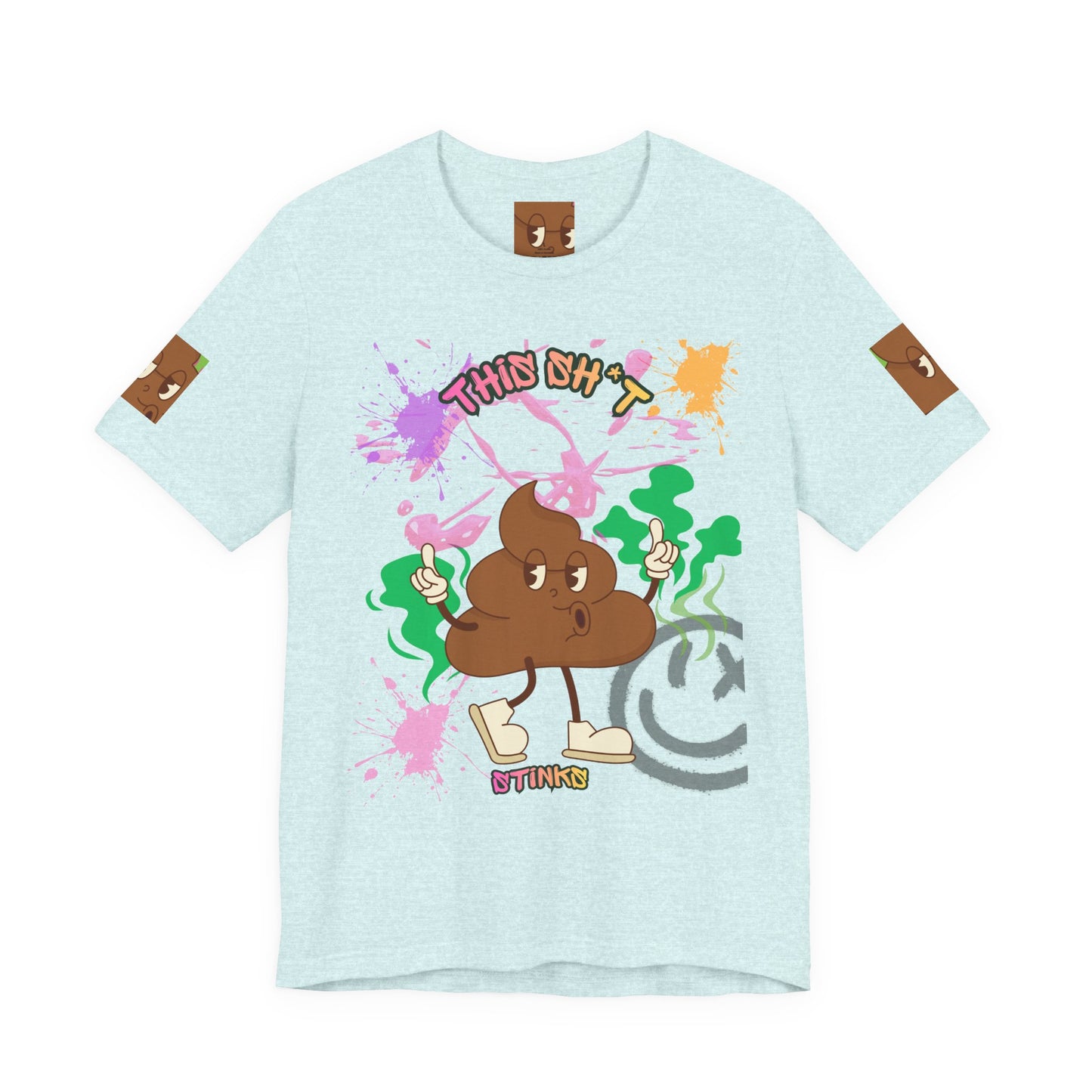 This Sh*t Stinks Graphic Tee — Funny Poop Cartoon T-Shirt