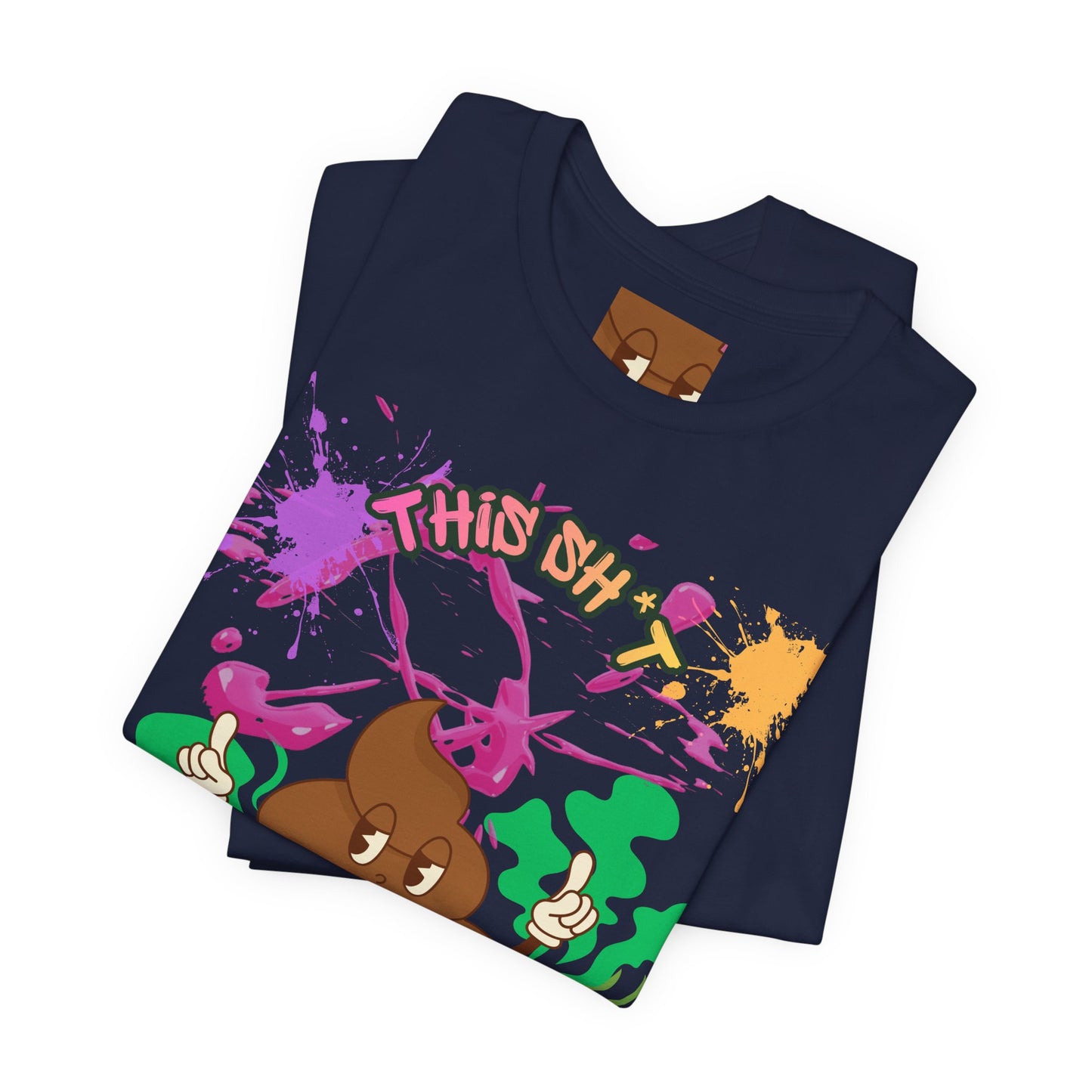 This Sh*t Stinks Graphic Tee — Funny Poop Cartoon T-Shirt