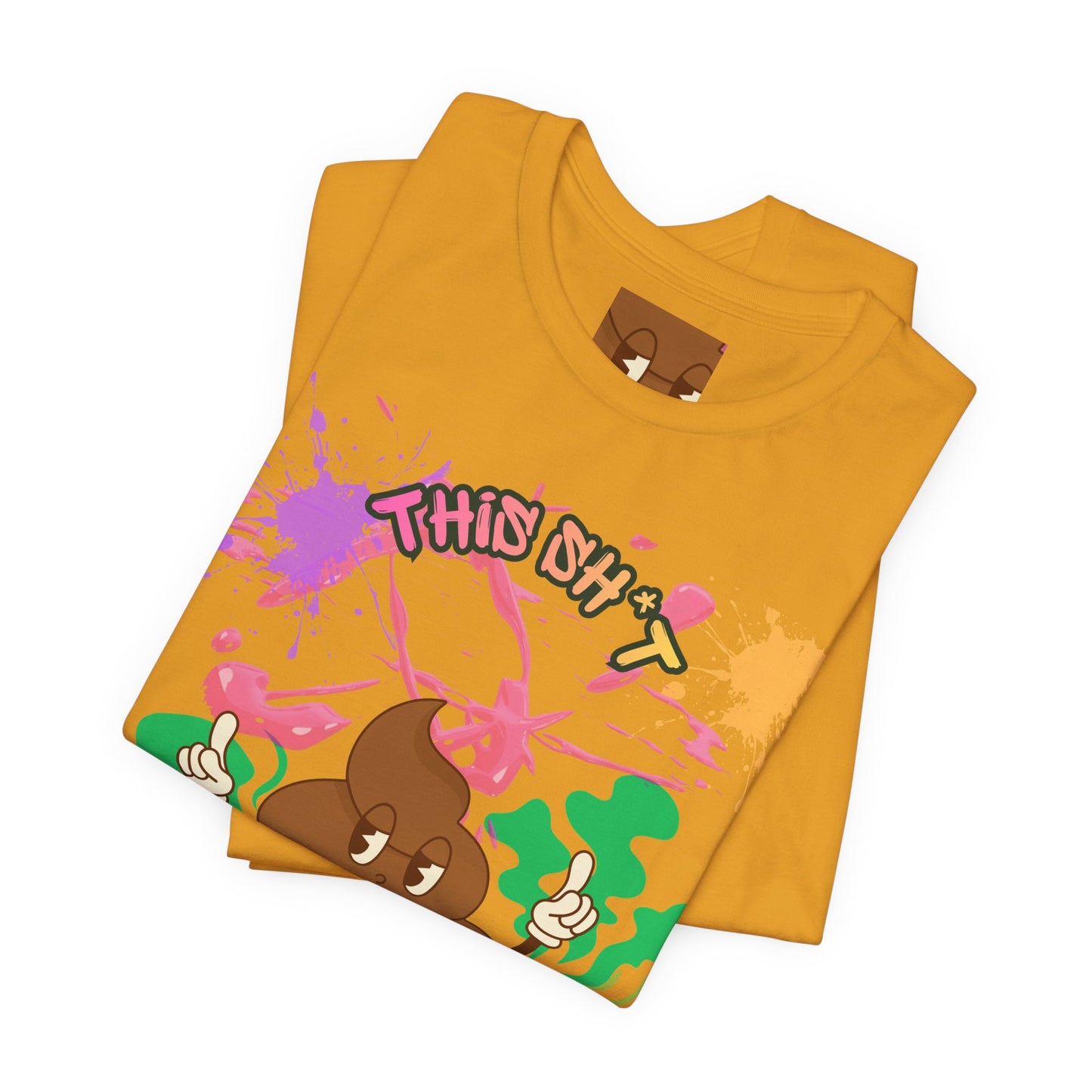 This Sh*t Stinks Graphic Tee — Funny Poop Cartoon T-Shirt