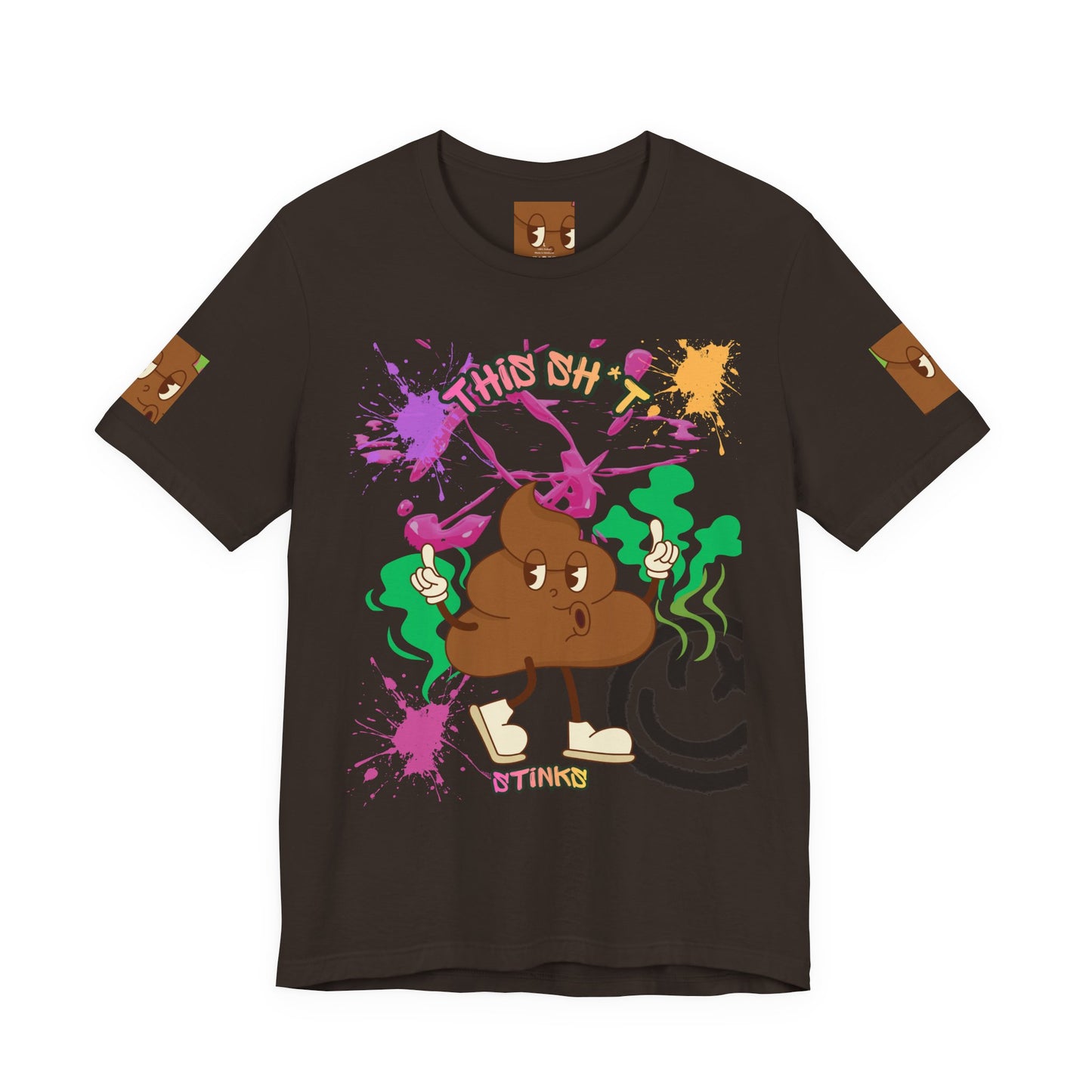 This Sh*t Stinks Graphic Tee — Funny Poop Cartoon T-Shirt