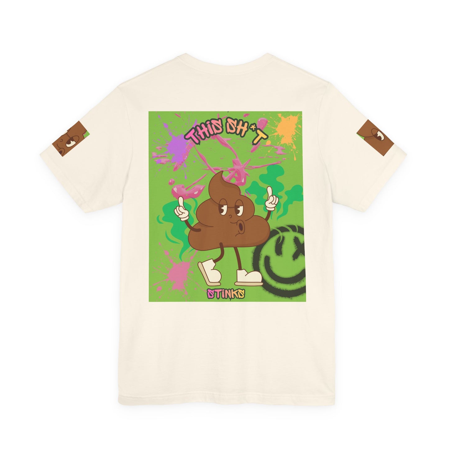 This Sh*t Stinks Graphic Tee — Funny Poop Cartoon T-Shirt