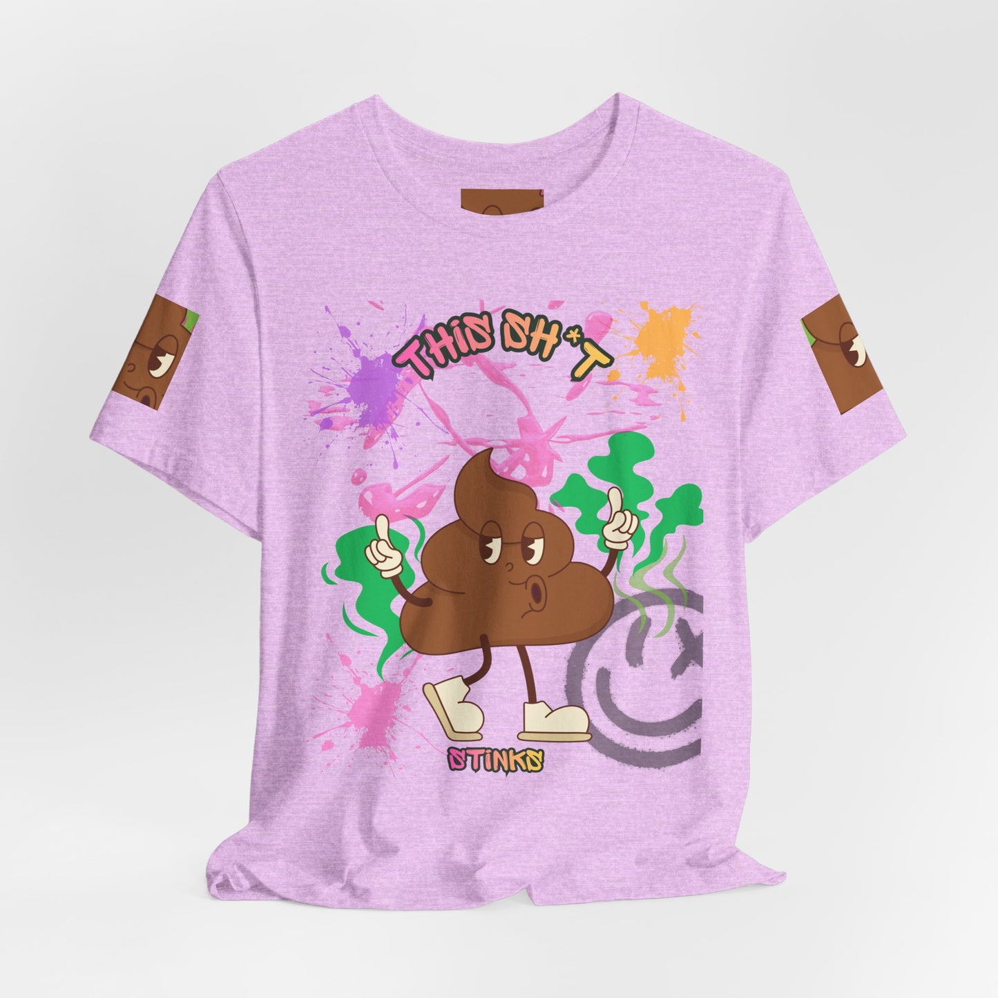 This Sh*t Stinks Graphic Tee — Funny Poop Cartoon T-Shirt