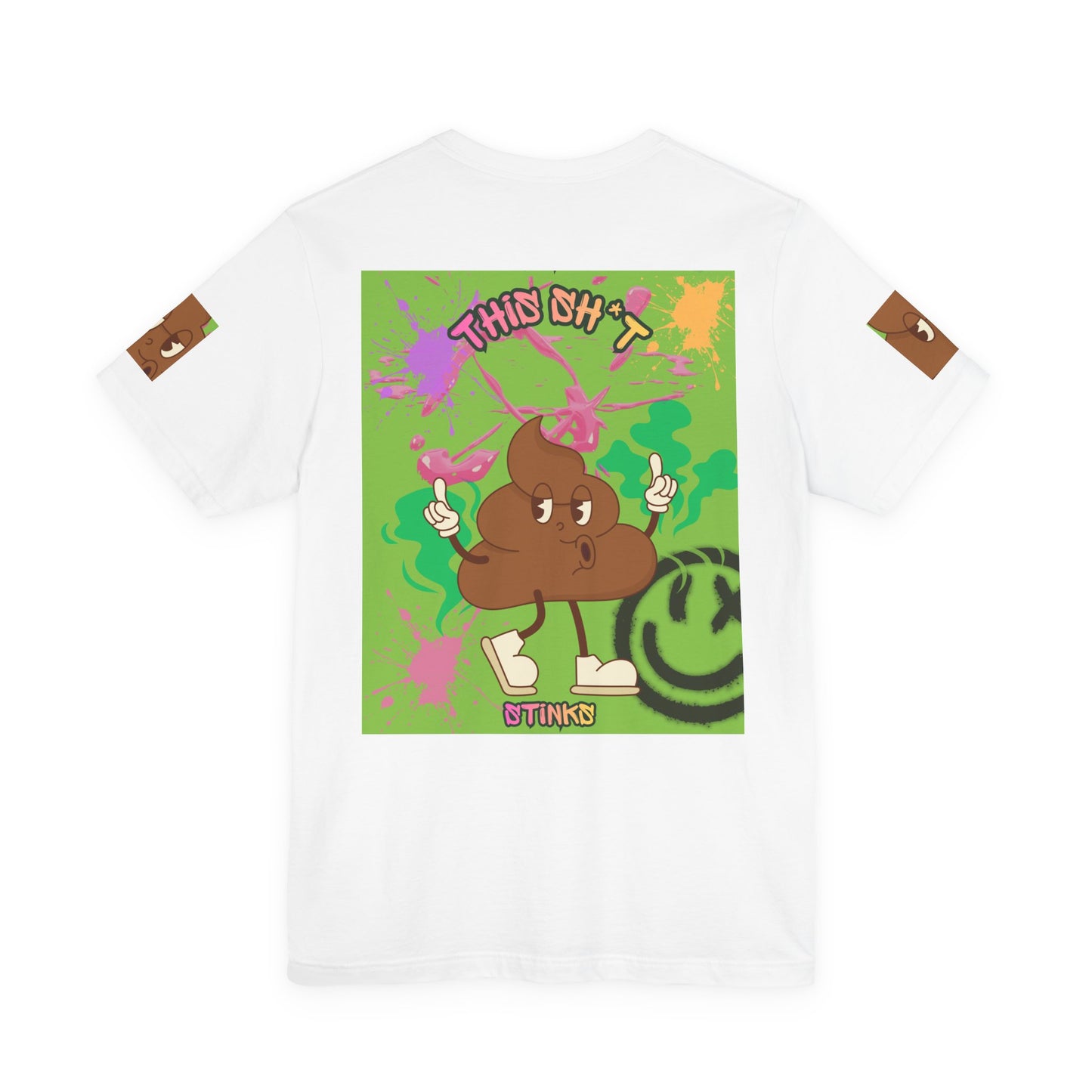 This Sh*t Stinks Graphic Tee — Funny Poop Cartoon T-Shirt