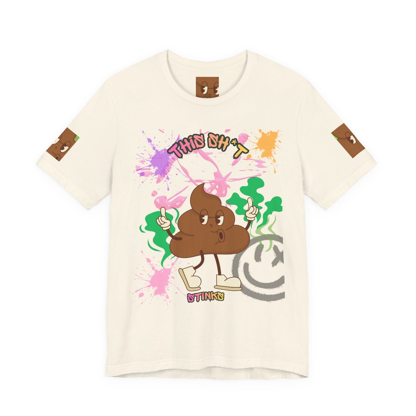This Sh*t Stinks Graphic Tee — Funny Poop Cartoon T-Shirt