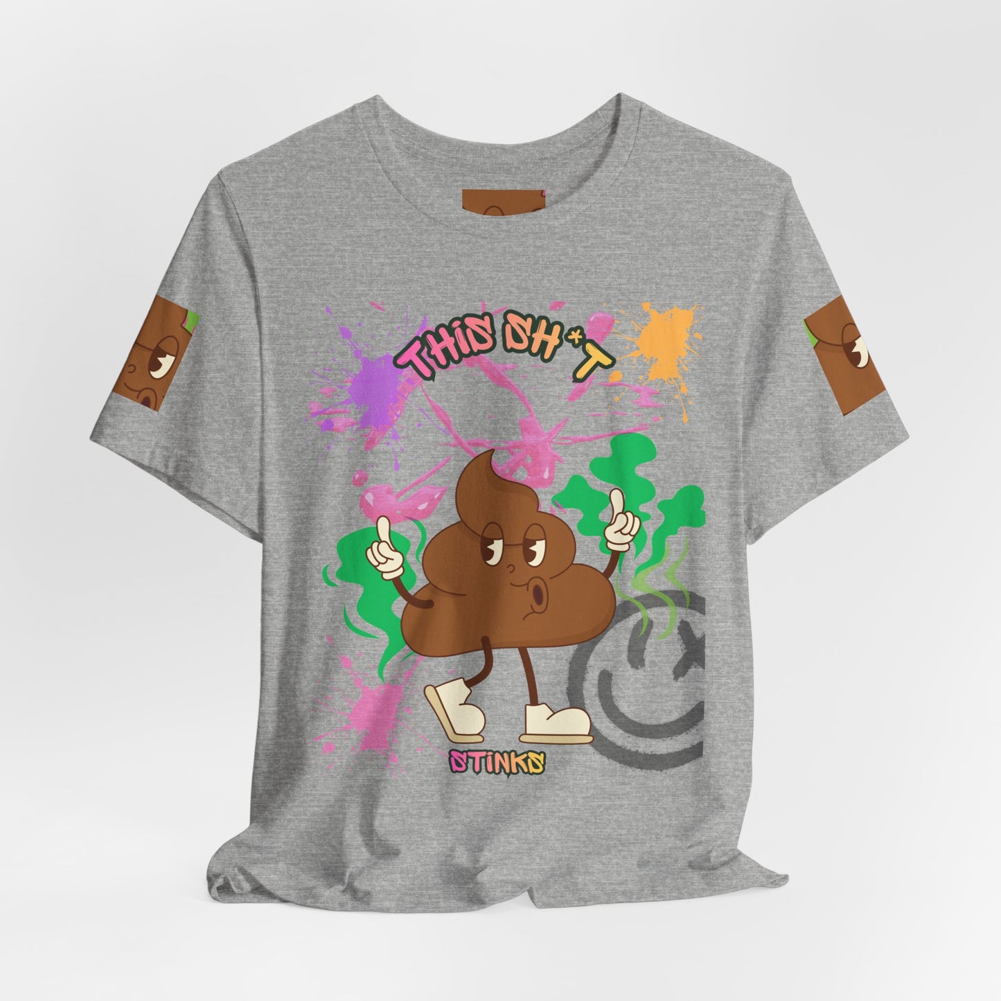 This Sh*t Stinks Graphic Tee — Funny Poop Cartoon T-Shirt