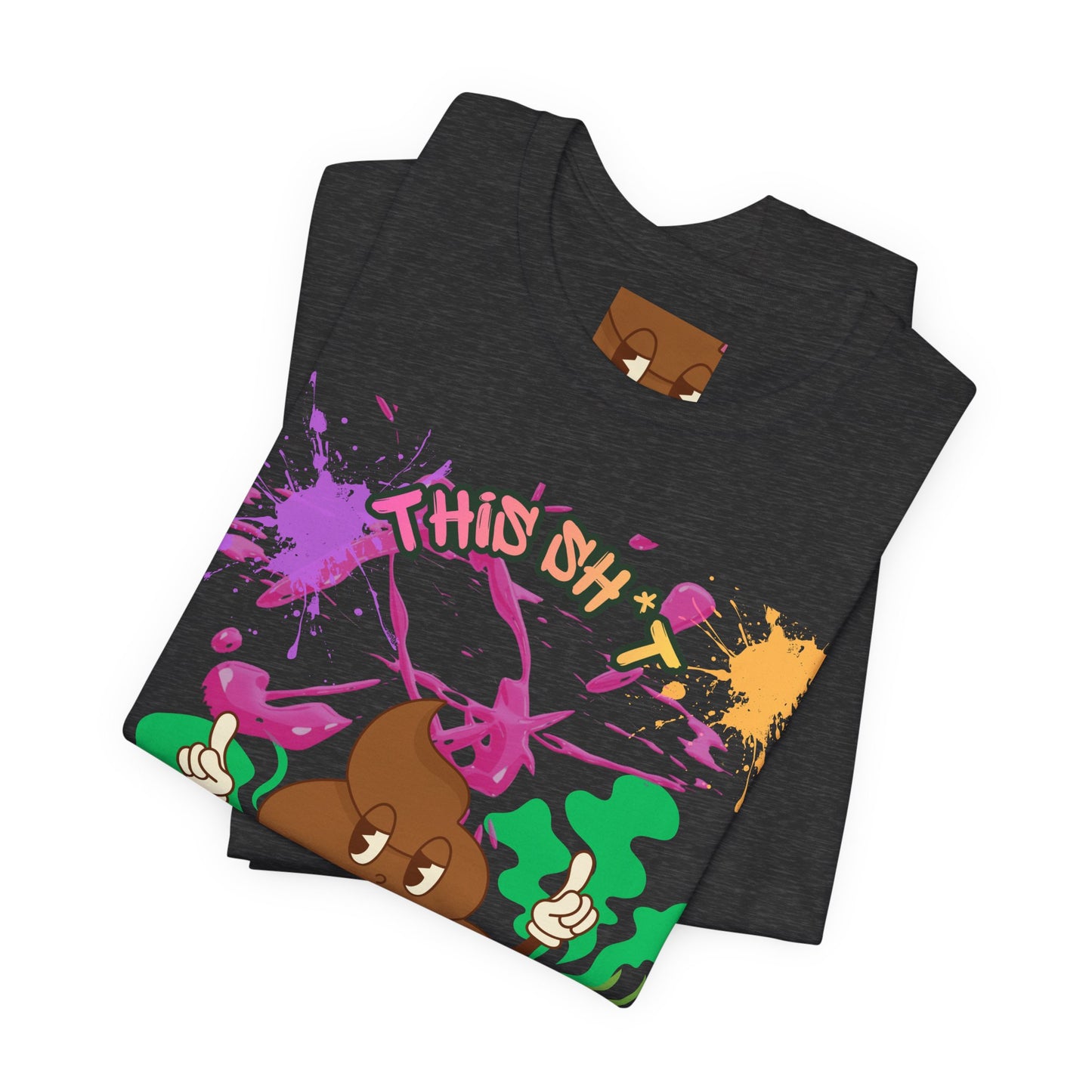 This Sh*t Stinks Graphic Tee — Funny Poop Cartoon T-Shirt