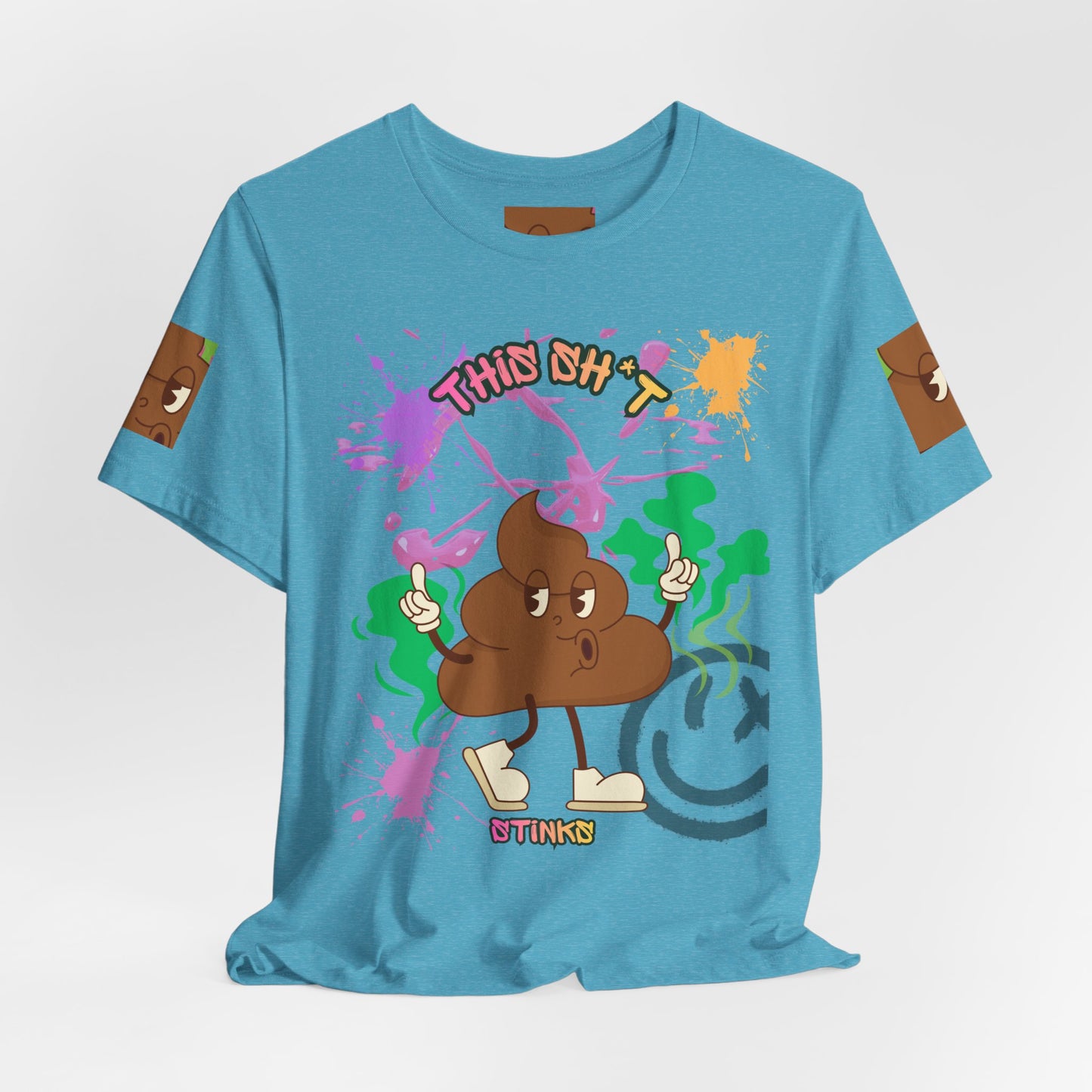 This Sh*t Stinks Graphic Tee — Funny Poop Cartoon T-Shirt
