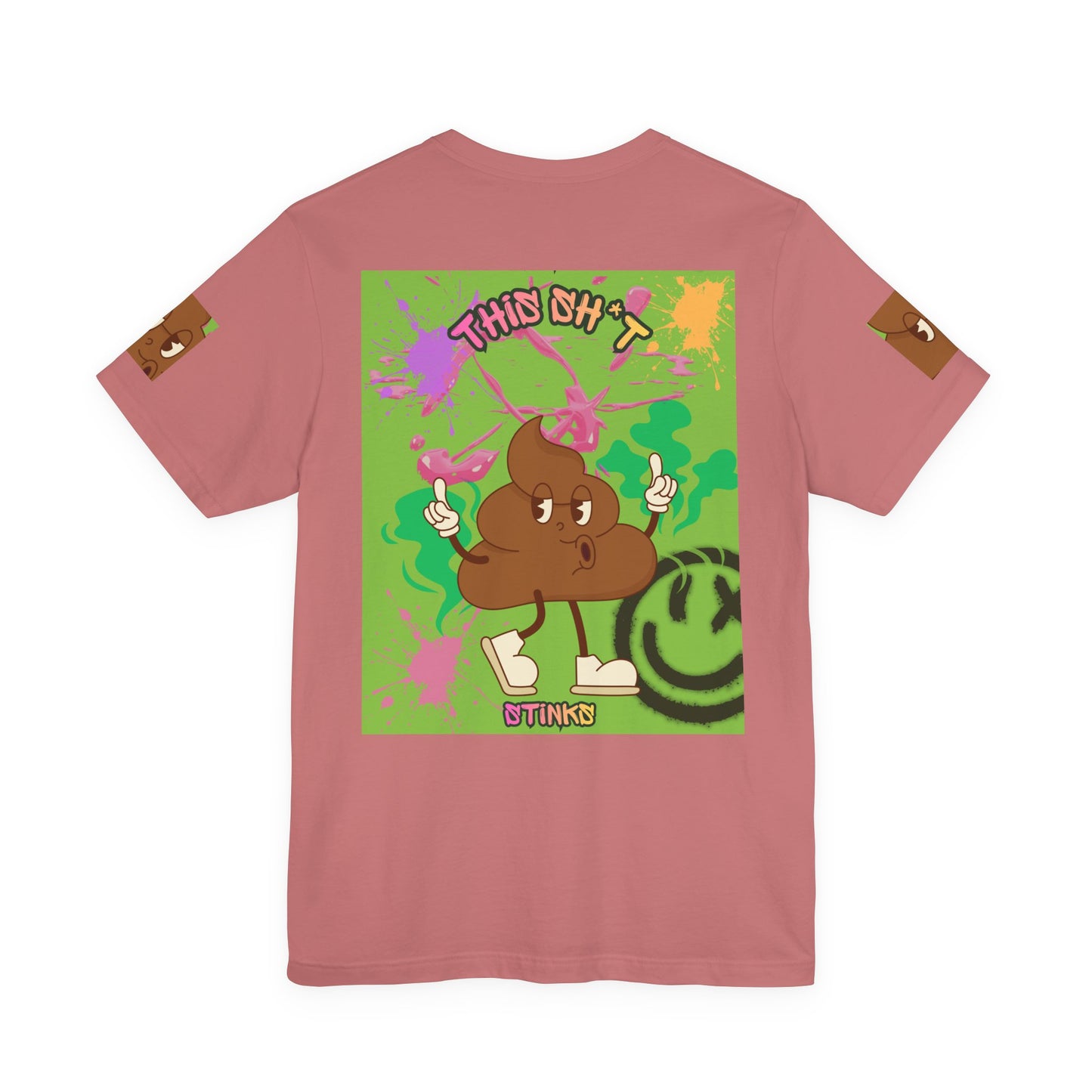 This Sh*t Stinks Graphic Tee — Funny Poop Cartoon T-Shirt