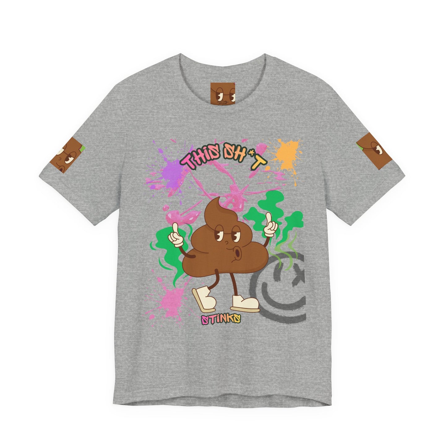 This Sh*t Stinks Graphic Tee — Funny Poop Cartoon T-Shirt