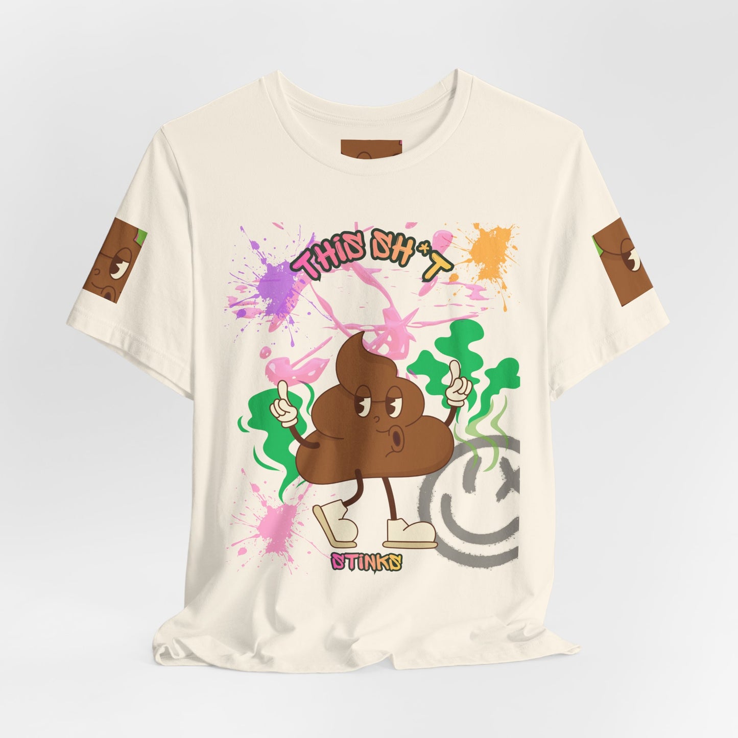 This Sh*t Stinks Graphic Tee — Funny Poop Cartoon T-Shirt