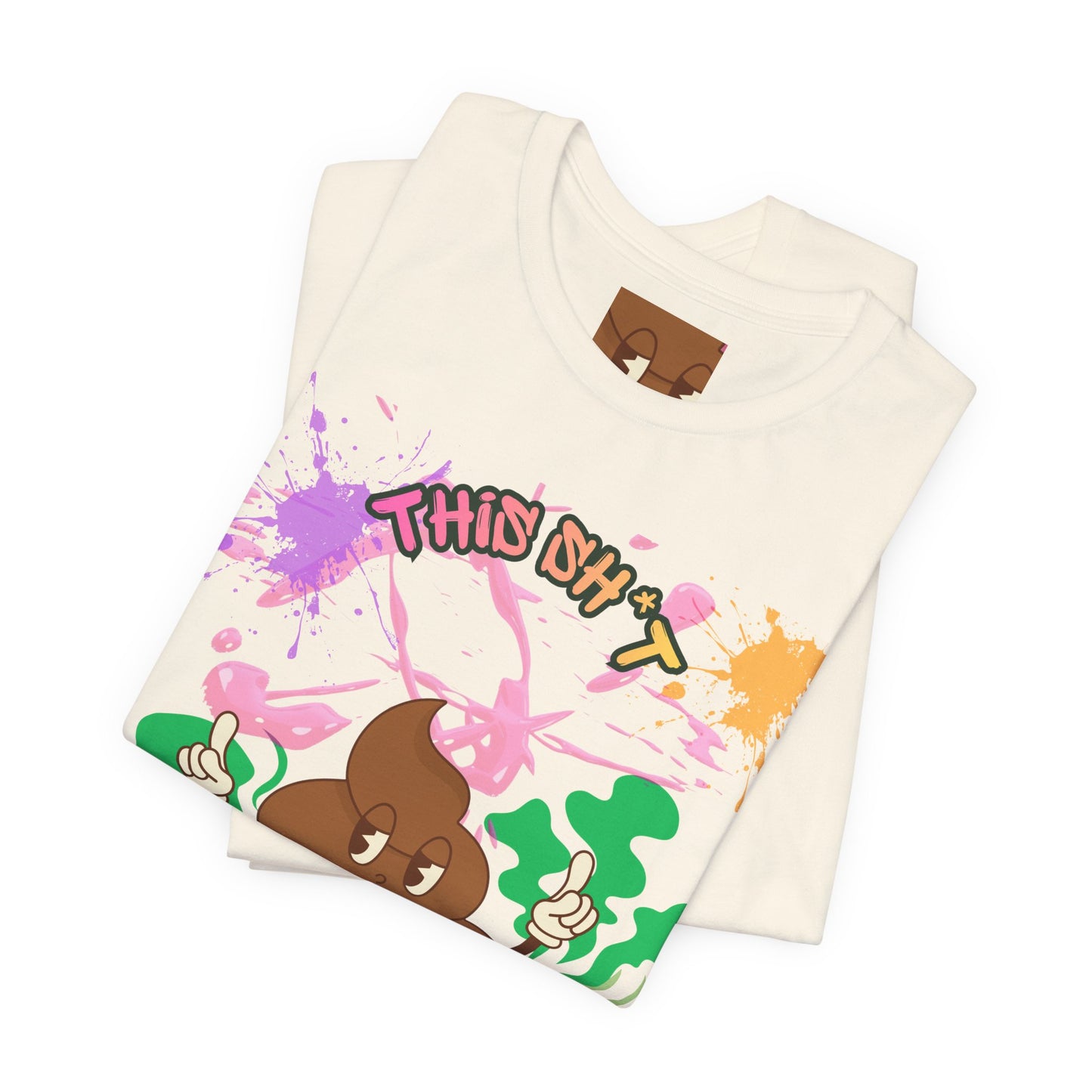 This Sh*t Stinks Graphic Tee — Funny Poop Cartoon T-Shirt