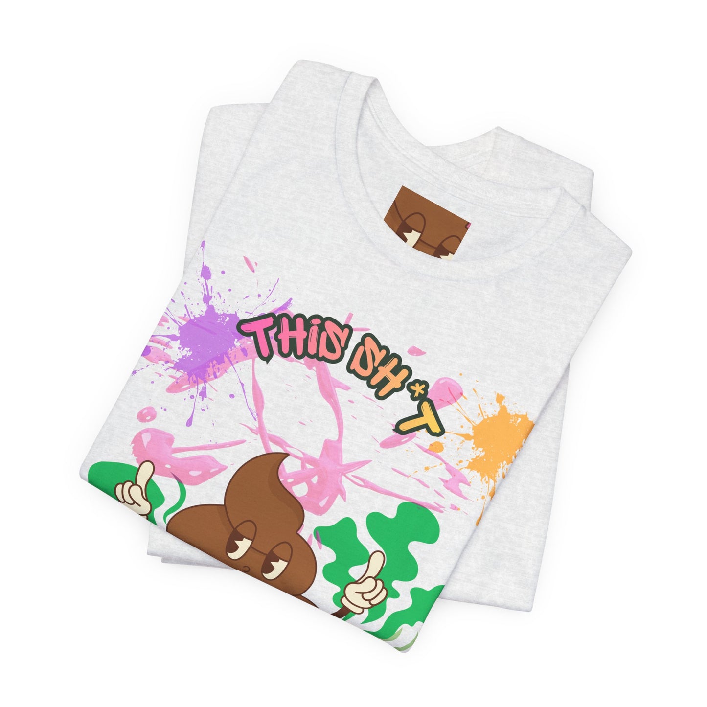 This Sh*t Stinks Graphic Tee — Funny Poop Cartoon T-Shirt